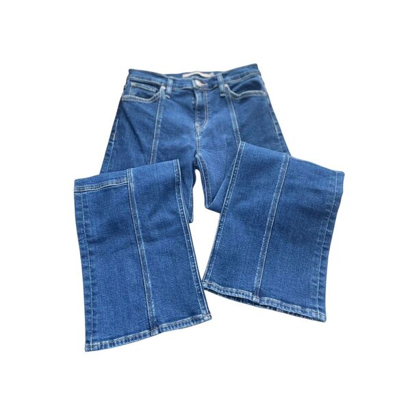 Hudson Estilo Cargo Wide Leg Denim Jeans - Picture 8 of 13